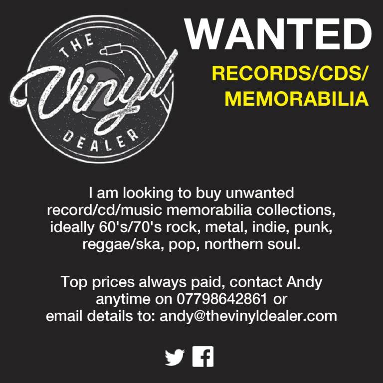 ROCK/POP RECORDS WANTED - TOP PRICES PAID