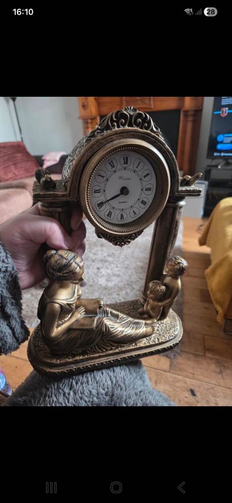 Brass clock 