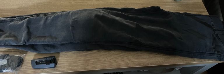 Frank Thomas Motorcycle Trousers - Black, Size 14R