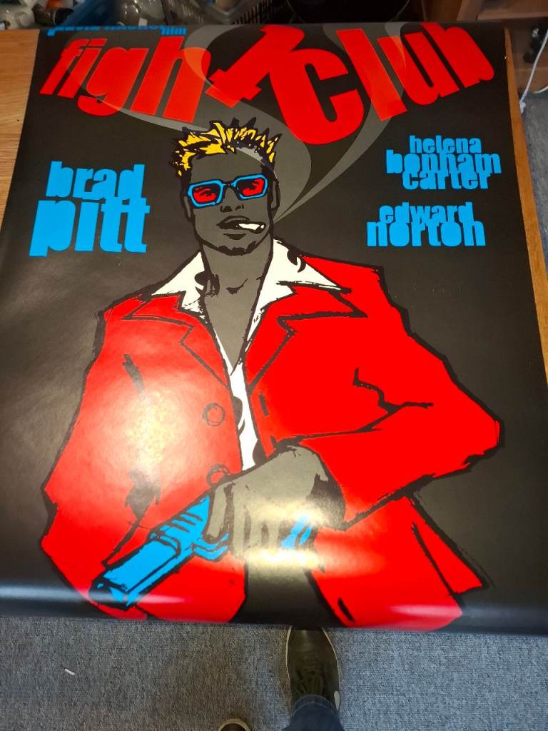 Fight Club Film Poster - polish style