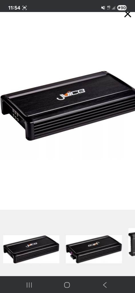 Juice 1500w 4 channel amplifier