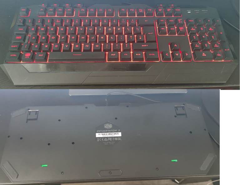 image for Gaming Keyboard + 1 mouse brand devastator 3 