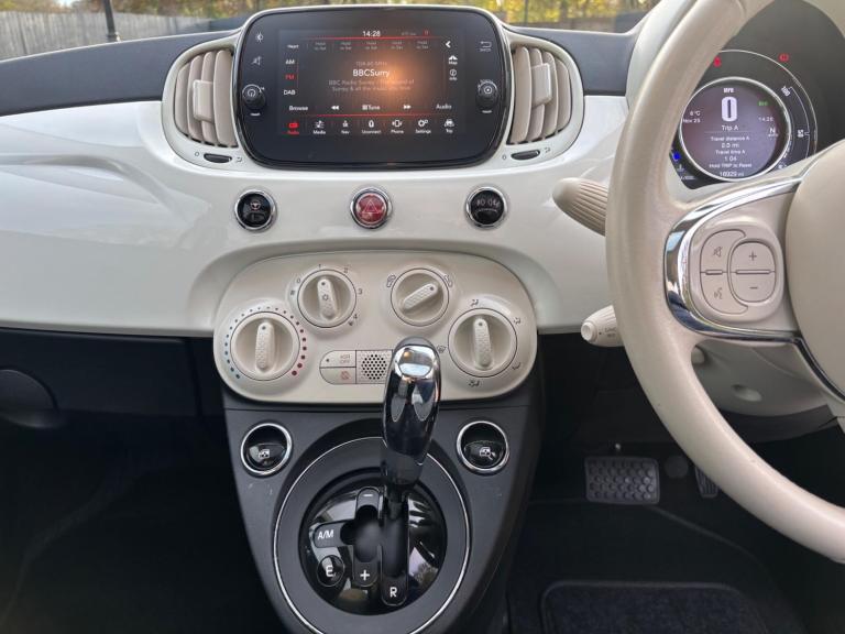 2019 Fiat 500 1.2 Lounge Dualogic Euro 6 (s/s) 3dr Petrol
