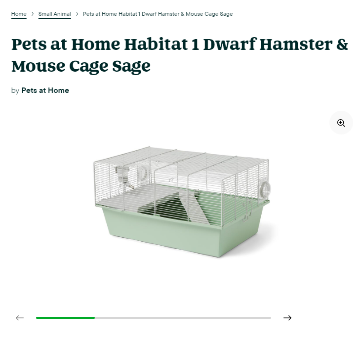 Mouse, hamster, small furry carry cage. Cage only