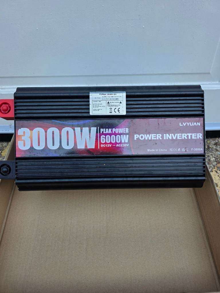LYYMAN 3000W/6000W Peak Power Inverter DC12V to AC230V