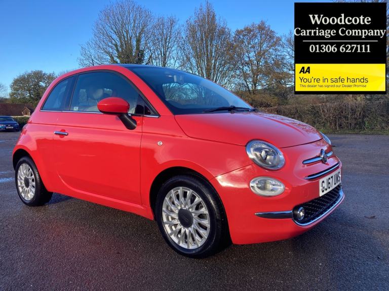 2017 Fiat 500 1.2 Lounge Hatchback 3dr Petrol Manual Euro 6 (s/s) (69 bhp)