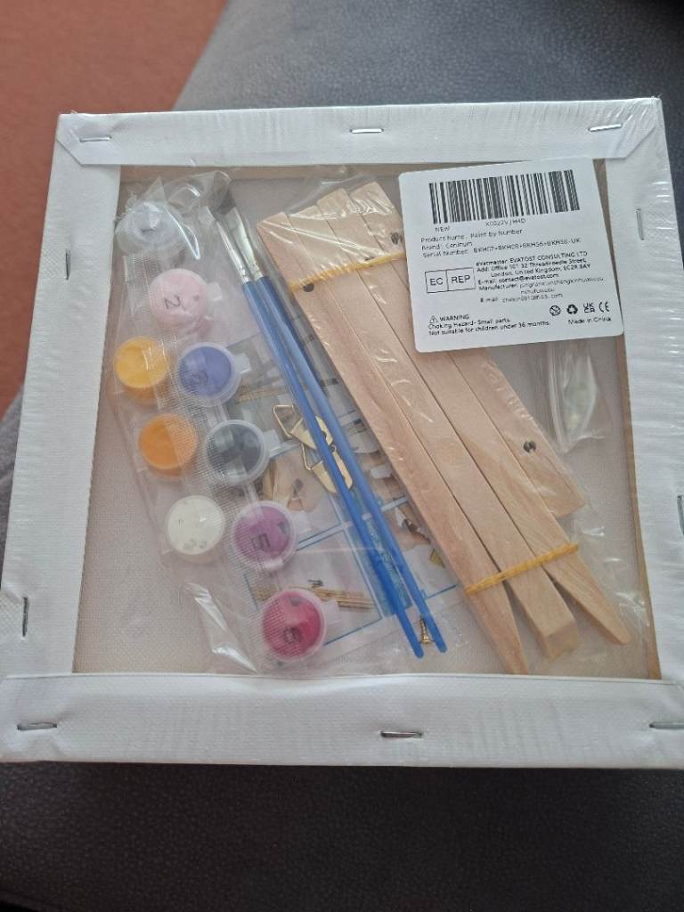 New Paint by Numbers Kit - Butterfly Design, Arts & Crafts