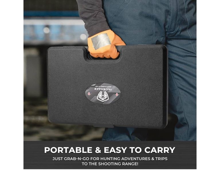 Gun Cleaning Kit Universal Supplies for Hunting Rifle Handgun Shot Gun Cleaning