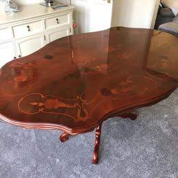 Large Brown wood Dining Table 