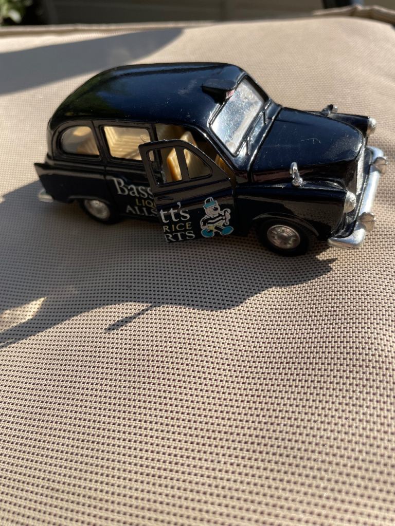 Vintage Bassetts Liquorice Allsorts Fridtion Black Taxi Toy Car