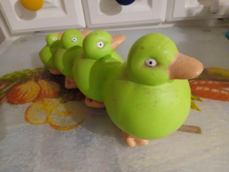 Colorfull Ornament Ducks