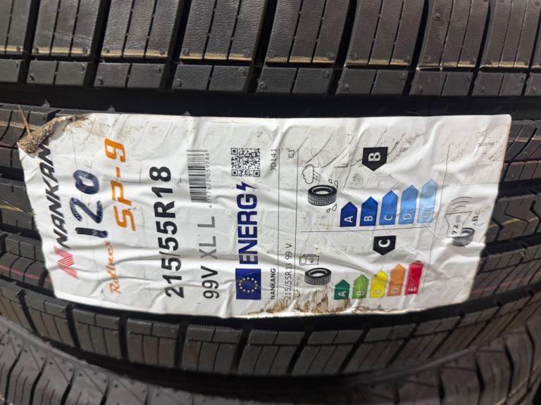 2 x 215/55R18 99V XL NANKANG ALL SEASONS TYRES