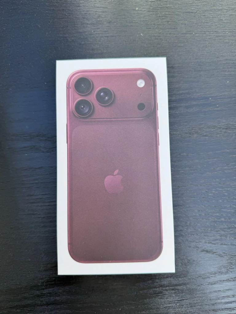 Brand New Apple iPhone 18 Pro Max – 1TB – Burgundy 