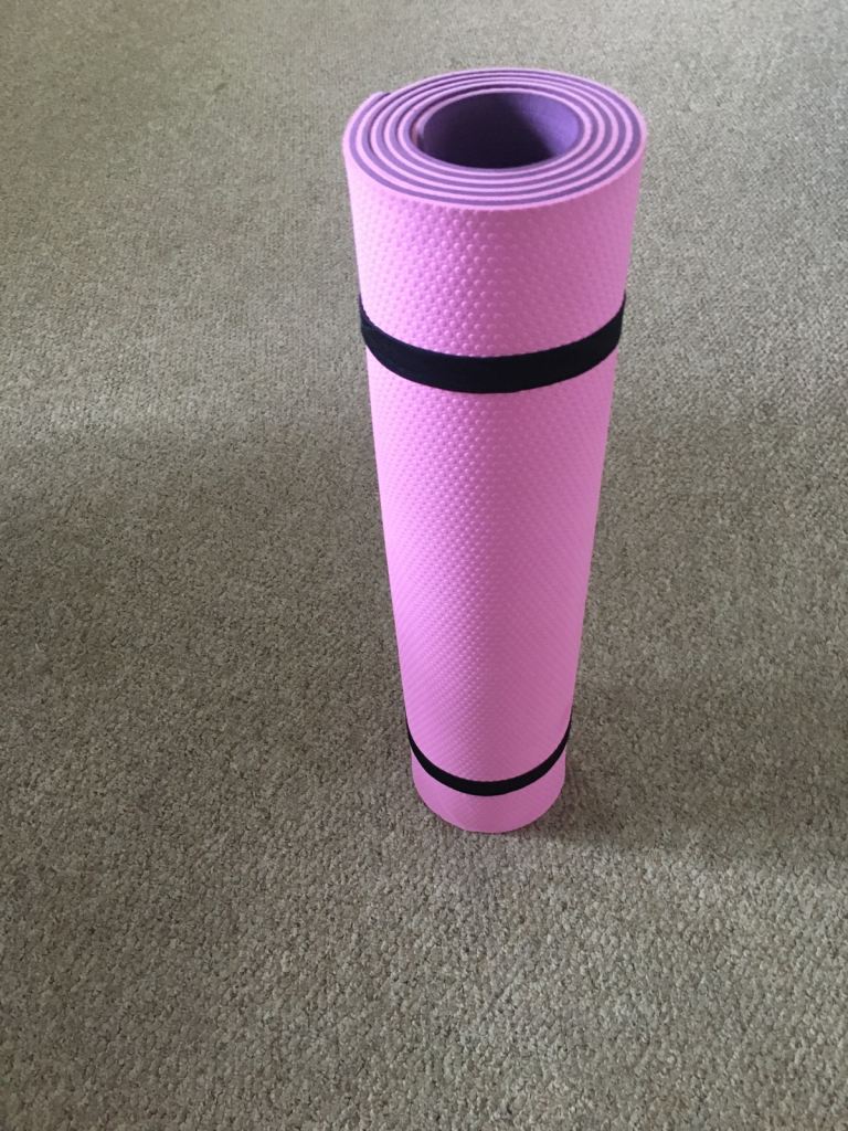 Pink yoga mat