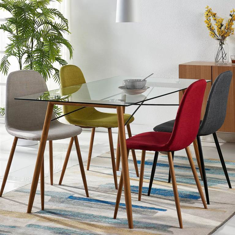 brand new glass-top kitchen dining table! 140cm