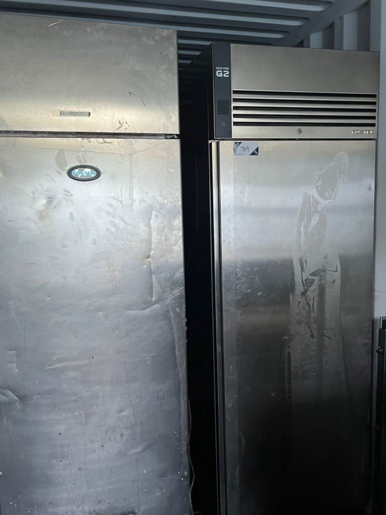 Commercial Stainless Steel Fridges - Fair Condition