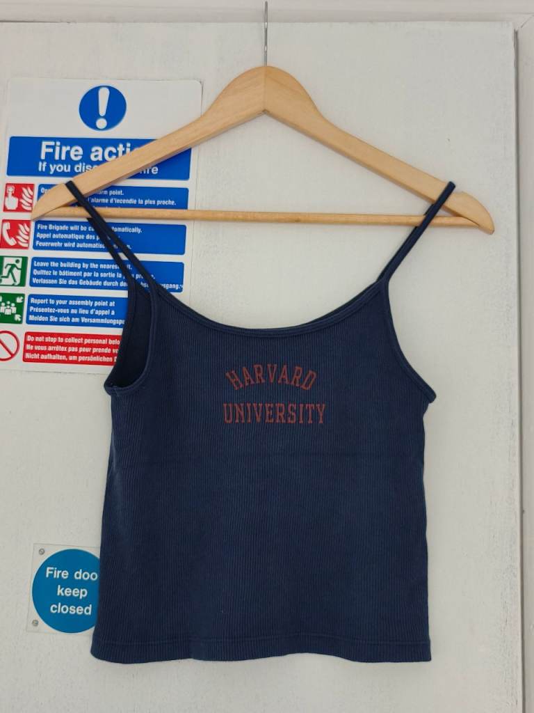 Harvard University Vest Top - Blue, Good Condition