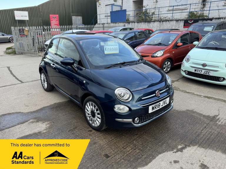 2018 Fiat 500 1.2 Lounge 3dr Dualogic HATCHBACK PETROL Automatic