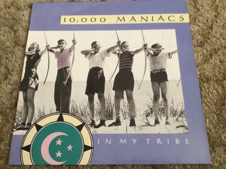 10,000 MANIACS - IN MY TRIBE LP 80S FOLK ROCK