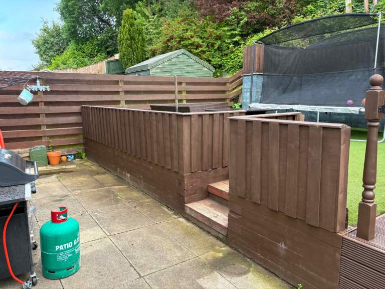     Custom Timber Garden Enclosure / Child Safety Fence – 8m Long
