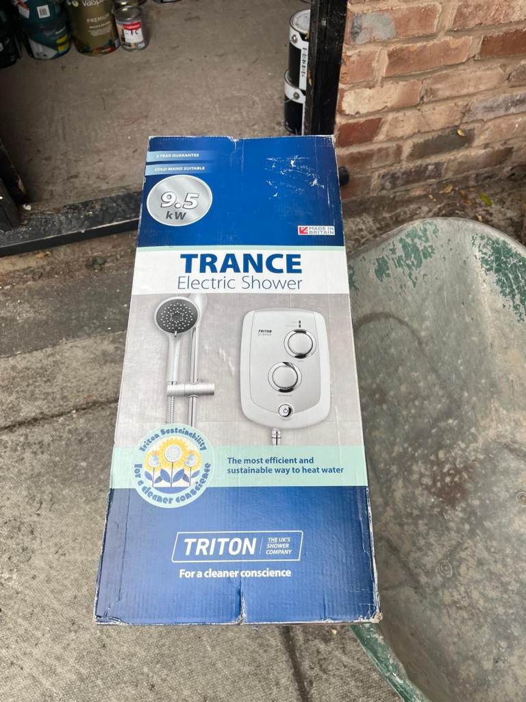 Triton Trance Electric Shower 9.5kW - Brand New in Box