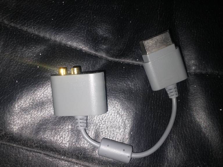 image for Genuine Xbox 360 AV Scart Lead Audio Only