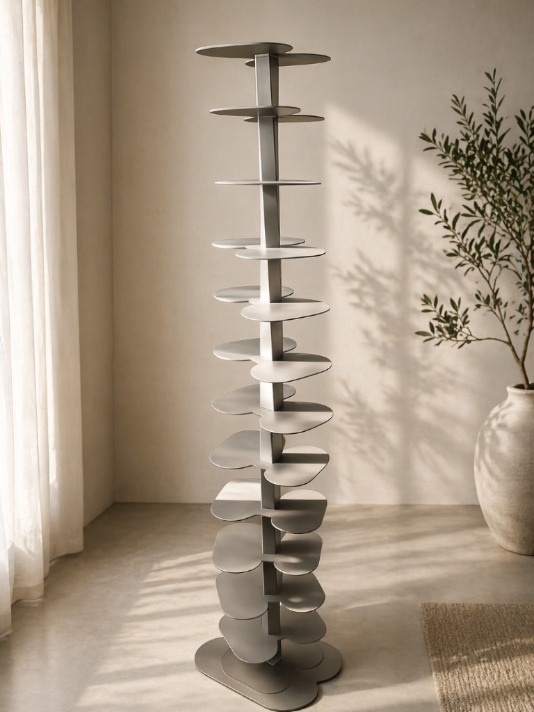 Cattelan Italia DNA Designer Bookcase – Sculptural Steel Shelving – Italy