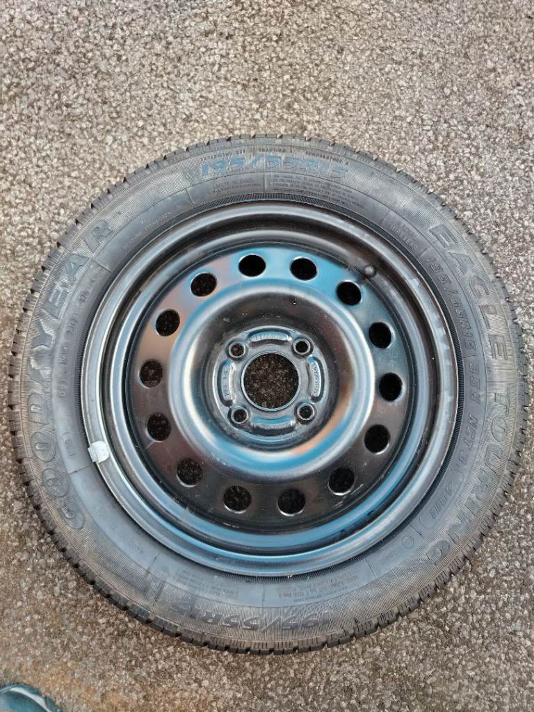 Fiesta Steel spare wheel with tyre MK 7 / 7.5
