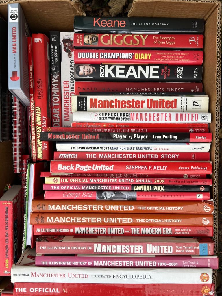 Collection Manchester United Football Books Soccer Joblot Bundle.