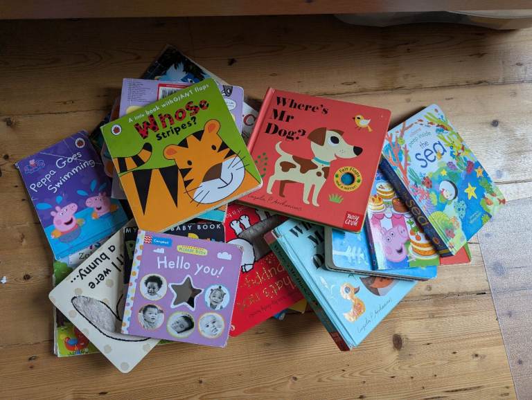 Large bundle of baby and toddler books - free