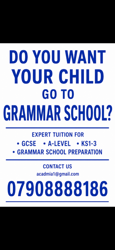 Grammar School Preparation & Tuition Flyer