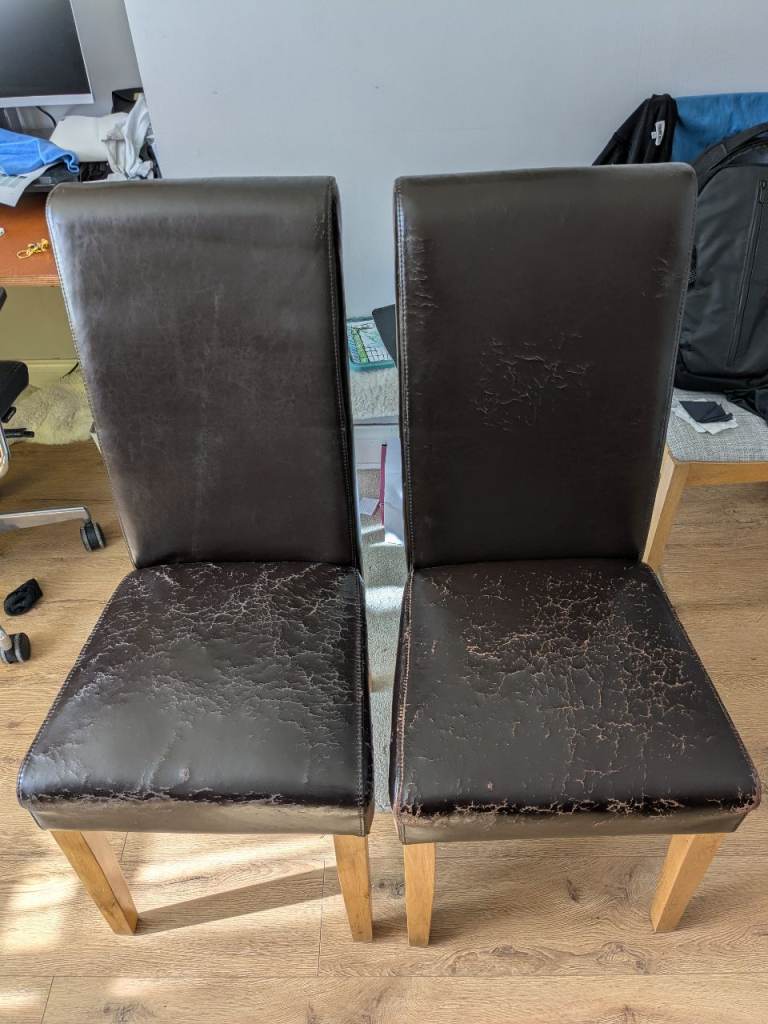Two dining chairs 