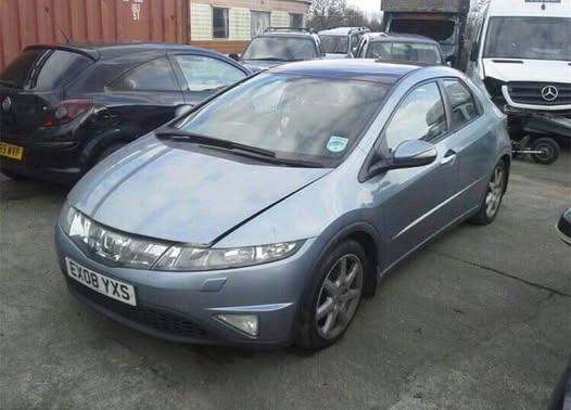 honda civic mk8 blue b528m parts for breaking 