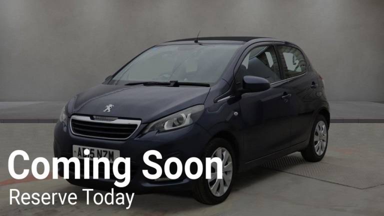 2015 Peugeot 108 1.0 Active 5dr HATCHBACK PETROL Manual