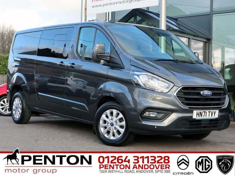 2021 Ford Transit Custom 2.0 320 EcoBlue Limited Crew Van Auto L2 H1 Euro 6 (s/s) 5dr PANEL VAN D...