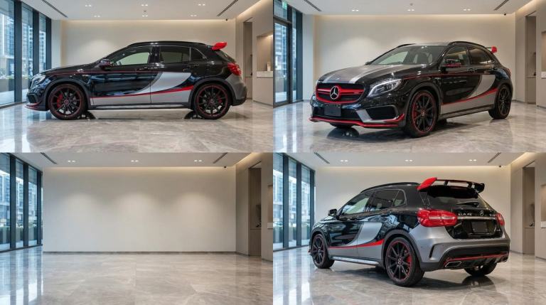 MERCEDES-BENZ GLA CLASS Hatchback GLA 45 AMG 4MATIC Edition 1 + body kit 2015