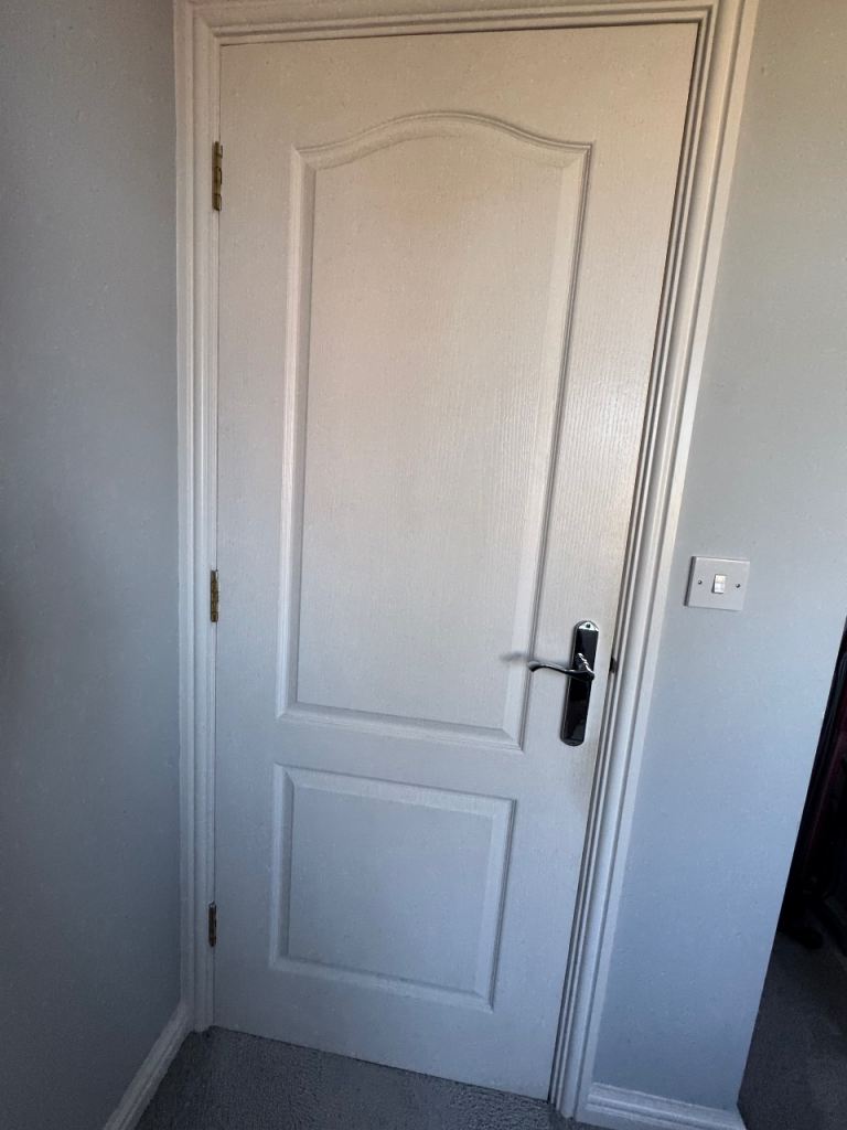 White Internal Fire Doors x3
