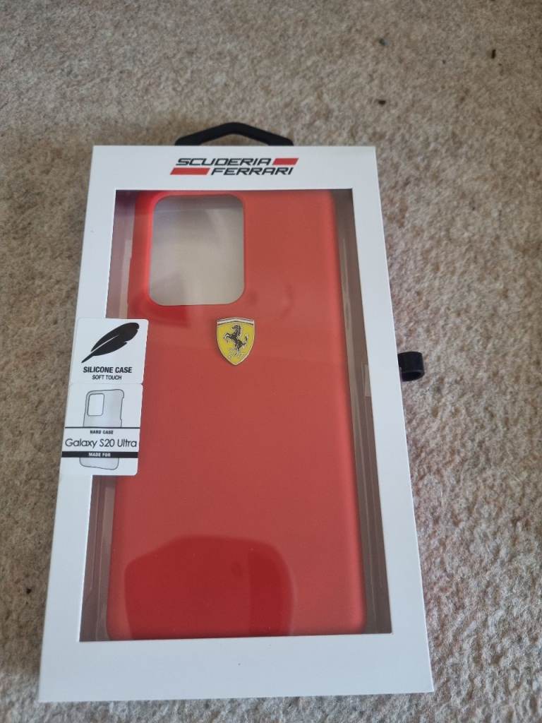 Ferrari Silicone Case for Samsung Galaxy S20 Ultra – Brand New