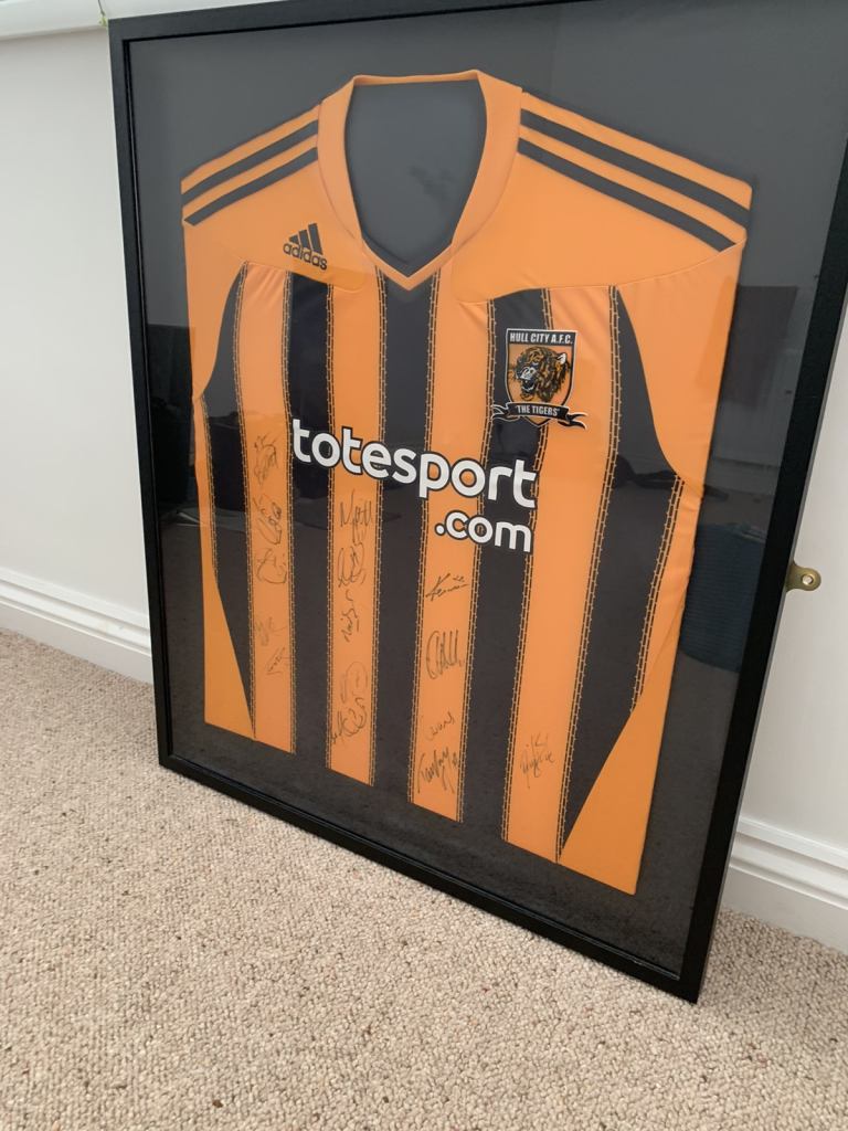 Hull City Signed & Framed shirt
