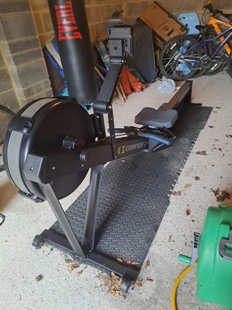 Concept 2 rowing machine with f5 monitor