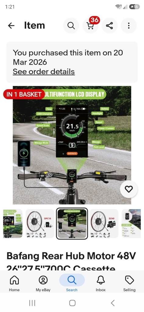 Bafang 500W Electric Bike Hub Motor Kit – NEW 26 inch Wheel