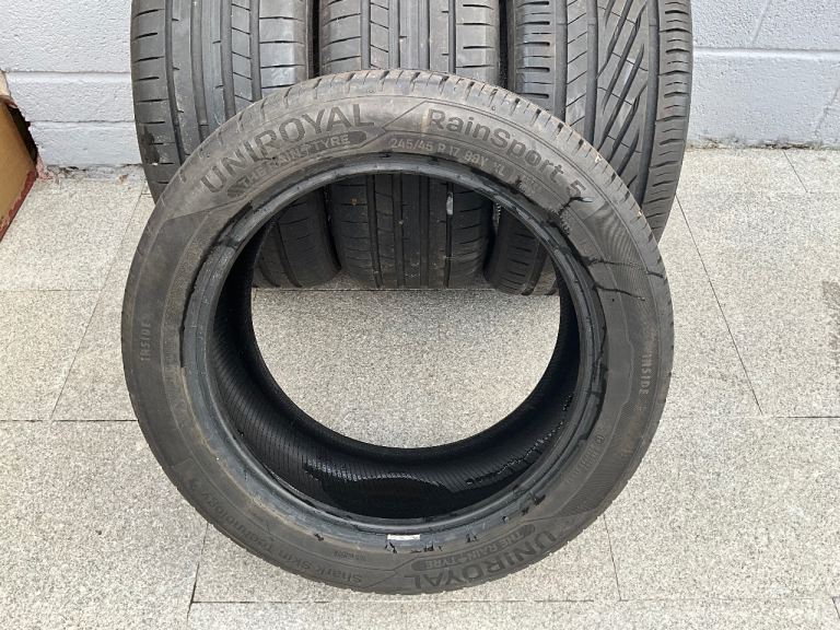 Full set of 4 tyres size 245/45 R17
