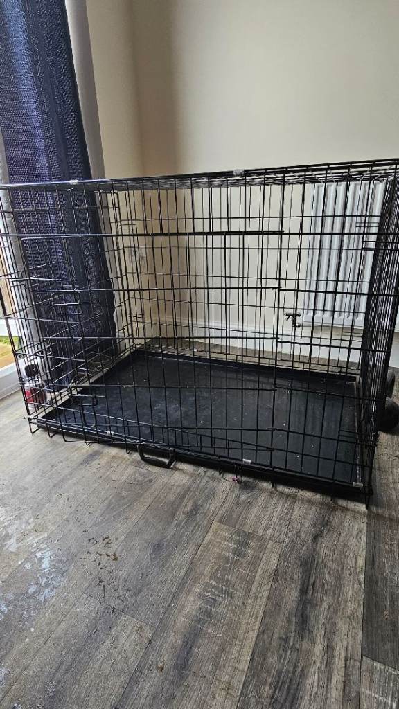 Large Black Dog Crate