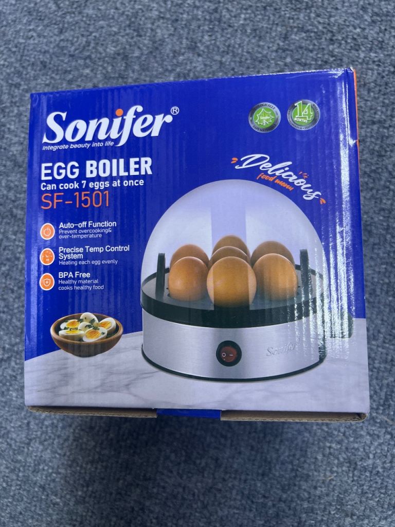 Sonifer SF-1501 Egg Boiler - Brand New in Box