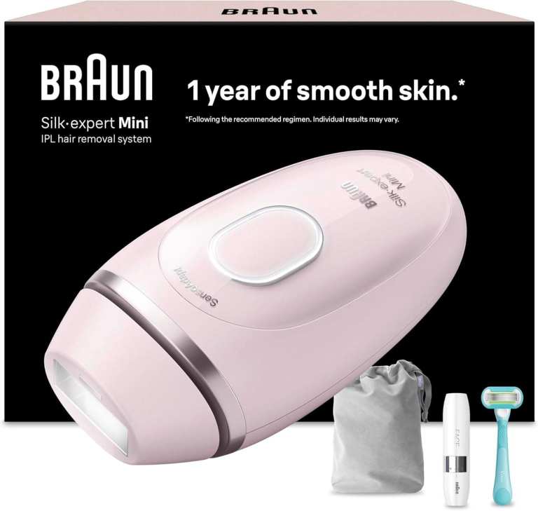 new & sealed - Braun IPL Silk·Expert Mini Hair Removal Device for Women, PL1112 and accessories 
