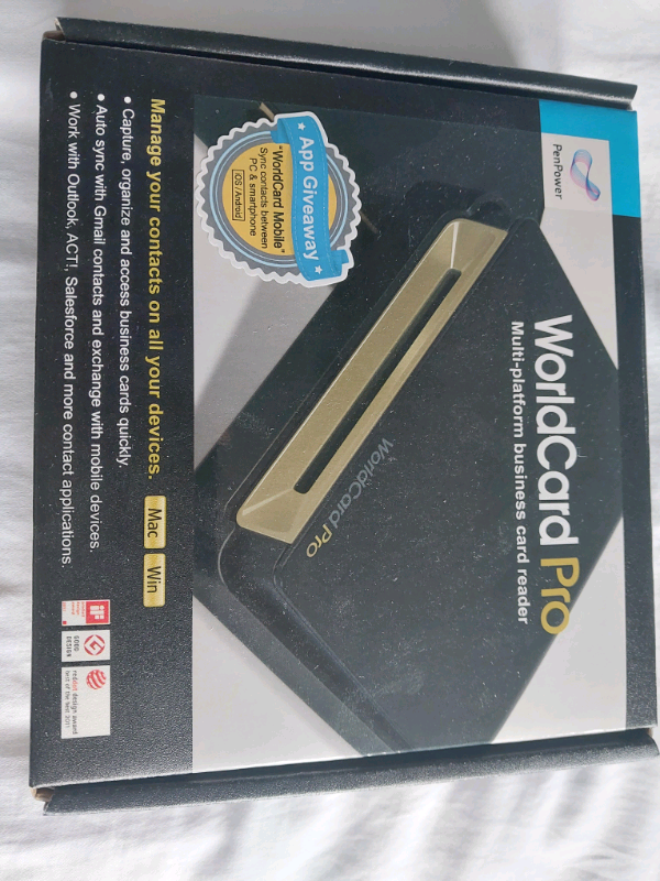 WorldCard Pro Multi-platform business card reader 