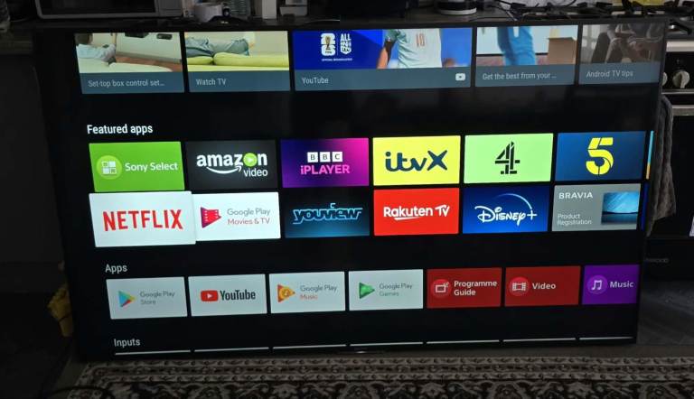 Smart TV Sony 75 inch 4k UHD Fully Working order NO STAND