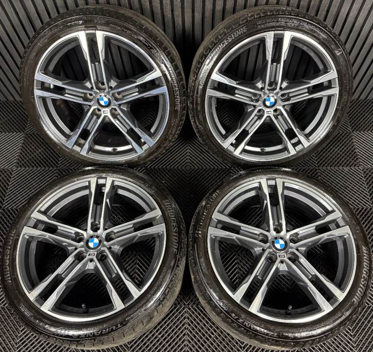 18'' GENUINE BMW 1 SERIES 819 M SPORT F40 F44 ALLOY WHEELS TYRES ALLOYS