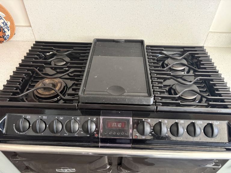 Aga S-Series Range Cooker – Black, Good Condition
