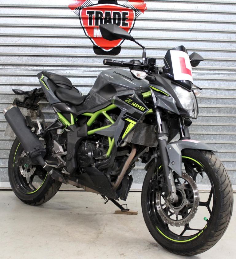 2023 23 KAWASAKI BR Z 125 LPFAN Z125 ABD NAKED NINJA TRADE SALE NEW MOT GREY